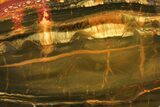 Marra Mamba Tiger's Eye Slab - Mt Brockman ( Billion Years) #133086-1